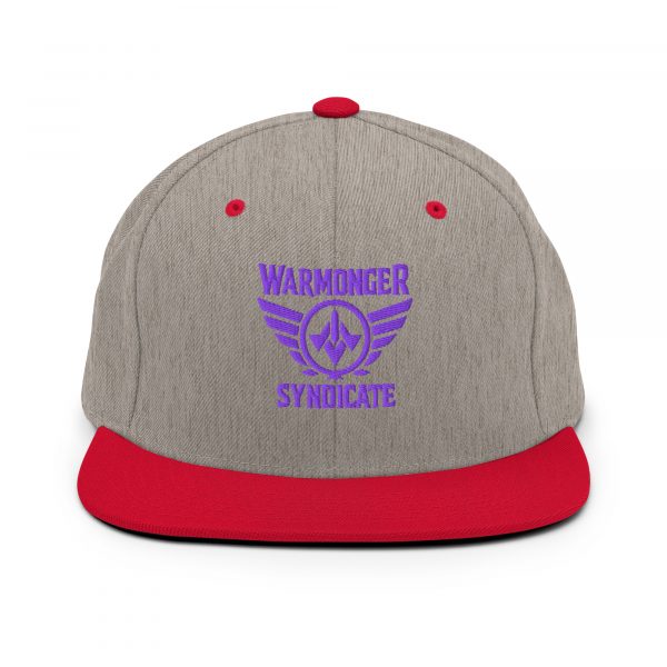 Purple Embroidered Brand Logo Snapback | Premium
