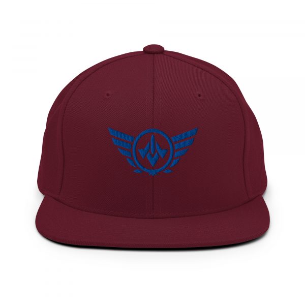 classic-snapback-maroon-front-68ba56217b4de.jpg Royale Embroidered Logo Snapback | Premium