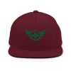 Kelly Green Embroidered Logo Snapback | Premium