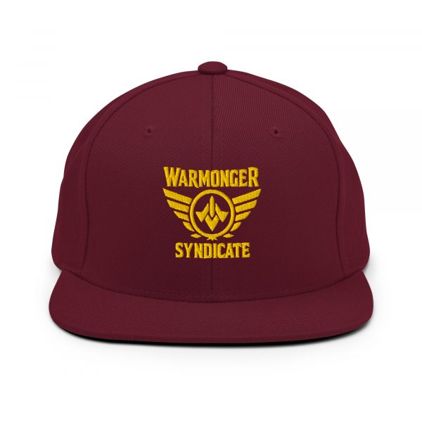 classic-snapback-maroon-front-68ba596fca9e2.jpg Gold Embroidered Brand Logo Snapback | Premium