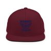 classic-snapback-maroon-front-68ba5a8c18413.jpg Navy Embroidered Brand Logo Snapback | Premium