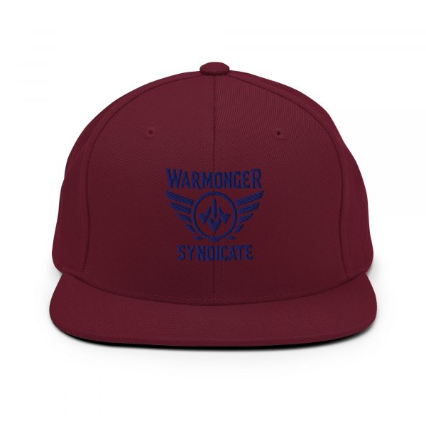 classic-snapback-maroon-front-68ba5a8c18413.jpg Navy Embroidered Brand Logo Snapback | Premium