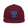 classic-snapback-maroon-front-68ba5af5b22d1.jpg Aqua Embroidered Brand Logo Snapback | Premium