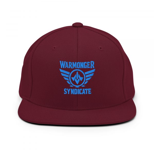 classic-snapback-maroon-front-68ba5af5b22d1.jpg Aqua Embroidered Brand Logo Snapback | Premium