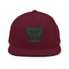 Kelly Green Embroidered Brand Logo Snapback | Premium