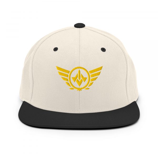 Gold Embroidered Logo Snapback | Premium