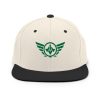 Kelly Green Embroidered Logo Snapback | Premium