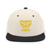 classic-snapback-natural-black-front-68ba596fe10bc.jpg Gold Embroidered Brand Logo Snapback | Premium