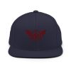 Maroon Embroidered Logo Snapback | Premium