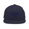 classic-snapback-navy-front-68ba55b71e3f2.jpg Navy Embroidered Logo Snapback | Premium