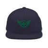 Kelly Green Embroidered Logo Snapback | Premium