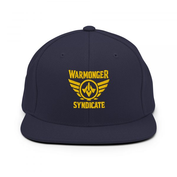 classic-snapback-navy-front-68ba596fcca16.jpg Gold Embroidered Brand Logo Snapback | Premium