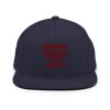 Maroon Embroidered Brand Logo Snapback | Premium