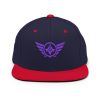 Purple Embroidered Logo Snapback | Premium