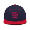 Flamingo Embroidered Brand Logo Snapback | Premium