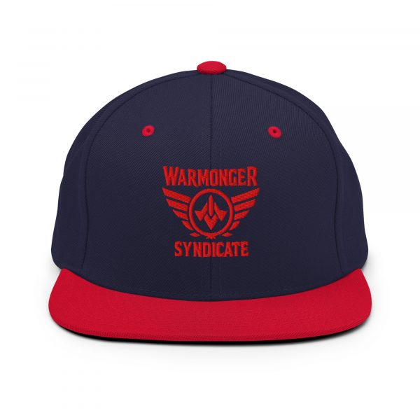 Red Embroidered Brand Logo Snapback | Premium