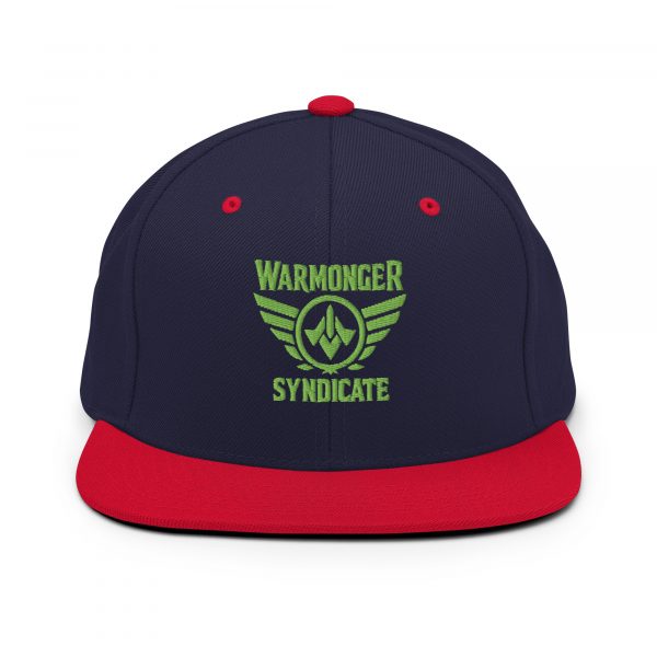 Kiwi Green Embroidered Brand Logo Snapback | Premium