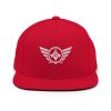 classic-snapback-red-front-68ba48545ce24.jpg White Embroidered Logo Snapback | Premium