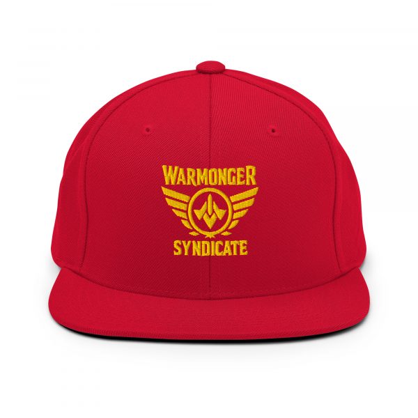 classic-snapback-red-front-68ba596fd11d7.jpg Gold Embroidered Brand Logo Snapback | Premium