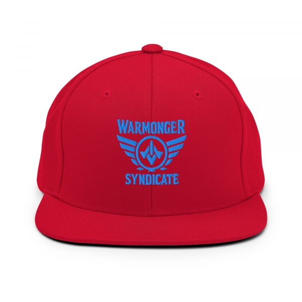 classic-snapback-red-front-68ba5af5b67c6.jpg Aqua Embroidered Brand Logo Snapback | Premium