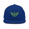 Kiwi Green Embroidered Logo Snapback | Premium