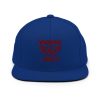 Maroon Embroidered Brand Logo Snapback | Premium
