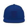 classic-snapback-royal-blue-front-68ba5a8c18e25.jpg Navy Embroidered Brand Logo Snapback | Premium