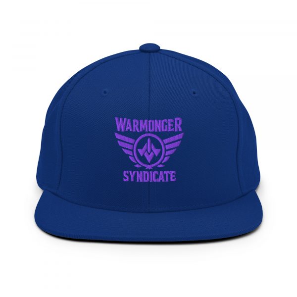 Purple Embroidered Brand Logo Snapback | Premium