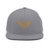 Old Gold Embroidered Logo Snapback | Premium