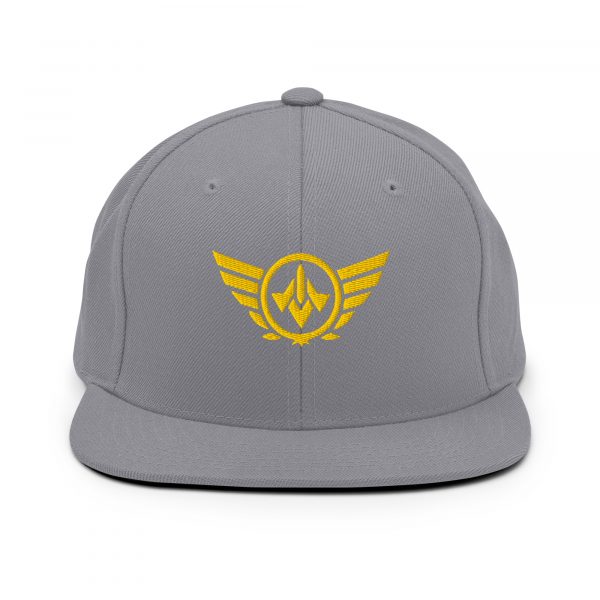 Gold Embroidered Logo Snapback | Premium