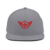 classic-snapback-silver-front-68ba554b2e79e.jpg Red Embroidered Logo Snapback | Premium