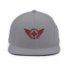 Maroon Embroidered Logo Snapback | Premium