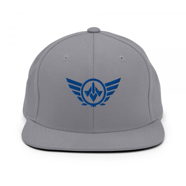 classic-snapback-silver-front-68ba562182b34.jpg Royale Embroidered Logo Snapback | Premium