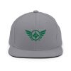 Kelly Green Embroidered Logo Snapback | Premium