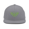 Kiwi Green Embroidered Logo Snapback | Premium