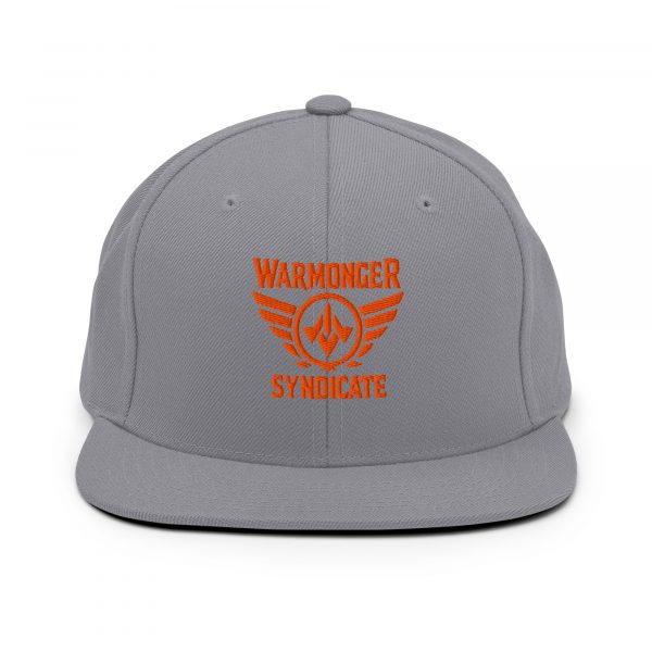 classic-snapback-silver-front-68ba599676a66.jpg Orange Embroidered Brand Logo Snapback | Premium