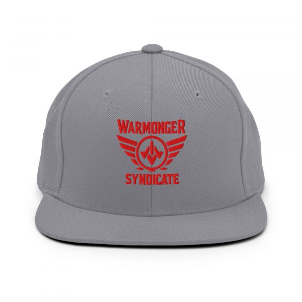 Red Embroidered Brand Logo Snapback | Premium