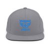 classic-snapback-silver-front-68ba5af5b9d0a.jpg Aqua Embroidered Brand Logo Snapback | Premium