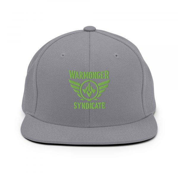 Kiwi Green Embroidered Brand Logo Snapback | Premium