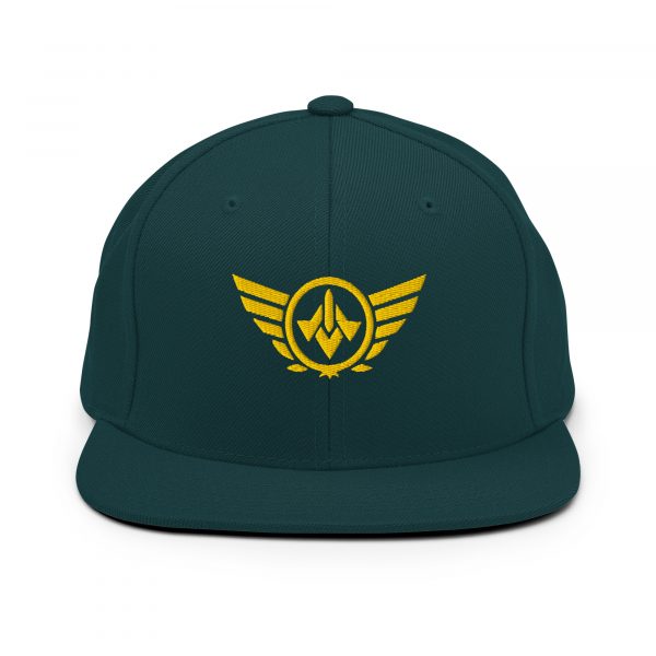 Gold Embroidered Logo Snapback | Premium