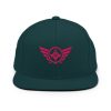 Flamingo Embroidered Logo Snapback | Premium