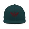 Maroon Embroidered Logo Snapback | Premium