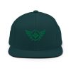 Kelly Green Embroidered Logo Snapback | Premium