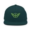 Kiwi Green Embroidered Logo Snapback | Premium