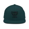 classic-snapback-spruce-front-68ba58e68d9aa.jpg Black Embroidered Brand Logo Snapback | Premium