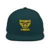 classic-snapback-spruce-front-68ba596fcf8b8.jpg Gold Embroidered Brand Logo Snapback | Premium