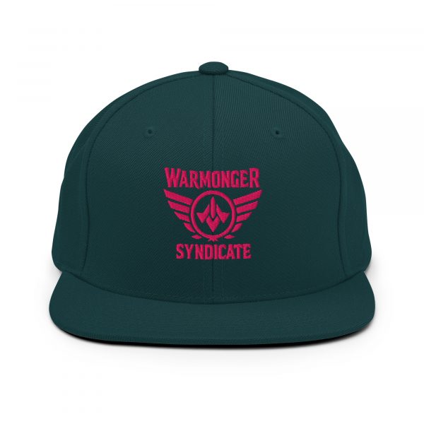 Flamingo Embroidered Brand Logo Snapback | Premium