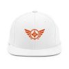 Orange Embroidered Logo Snapback | Premium