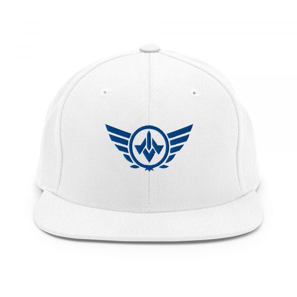 classic-snapback-white-front-68ba56218ab00.jpg Royale Embroidered Logo Snapback | Premium