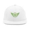 Kiwi Green Embroidered Logo Snapback | Premium